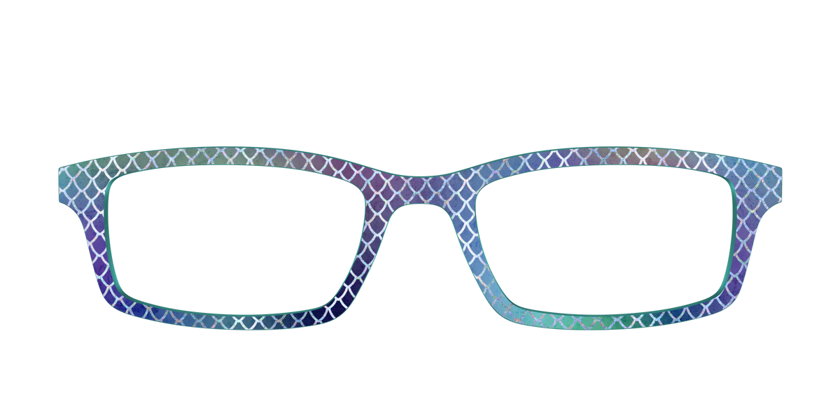 The Holographic Dragon Scales - Front Top Image - Pair Eyewear