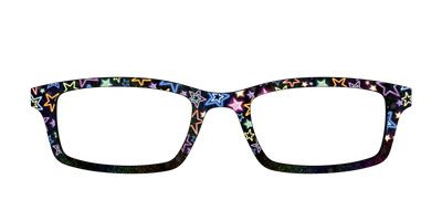 The Holographic Party Stars - Front Top Thumbnail - Pair Eyewear