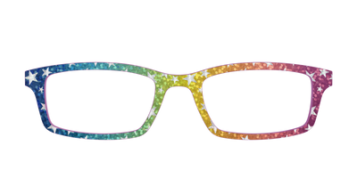 The Iridescent Rainbow Stars - Front Top Thumbnail - Pair Eyewear