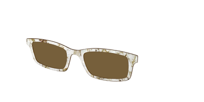 The Polarized Ivory Sand Pearl Shell Sun Top - Angle Top Thumbnail - Pair Eyewear