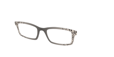 The Lavish Lattice Crystal - Angle Top Thumbnail - Pair Eyewear