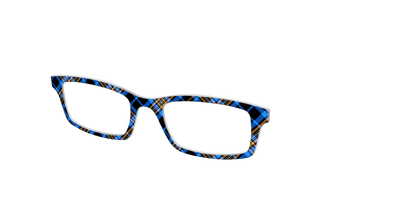 The Lavish Plaid - Angle Top Thumbnail - Pair Eyewear