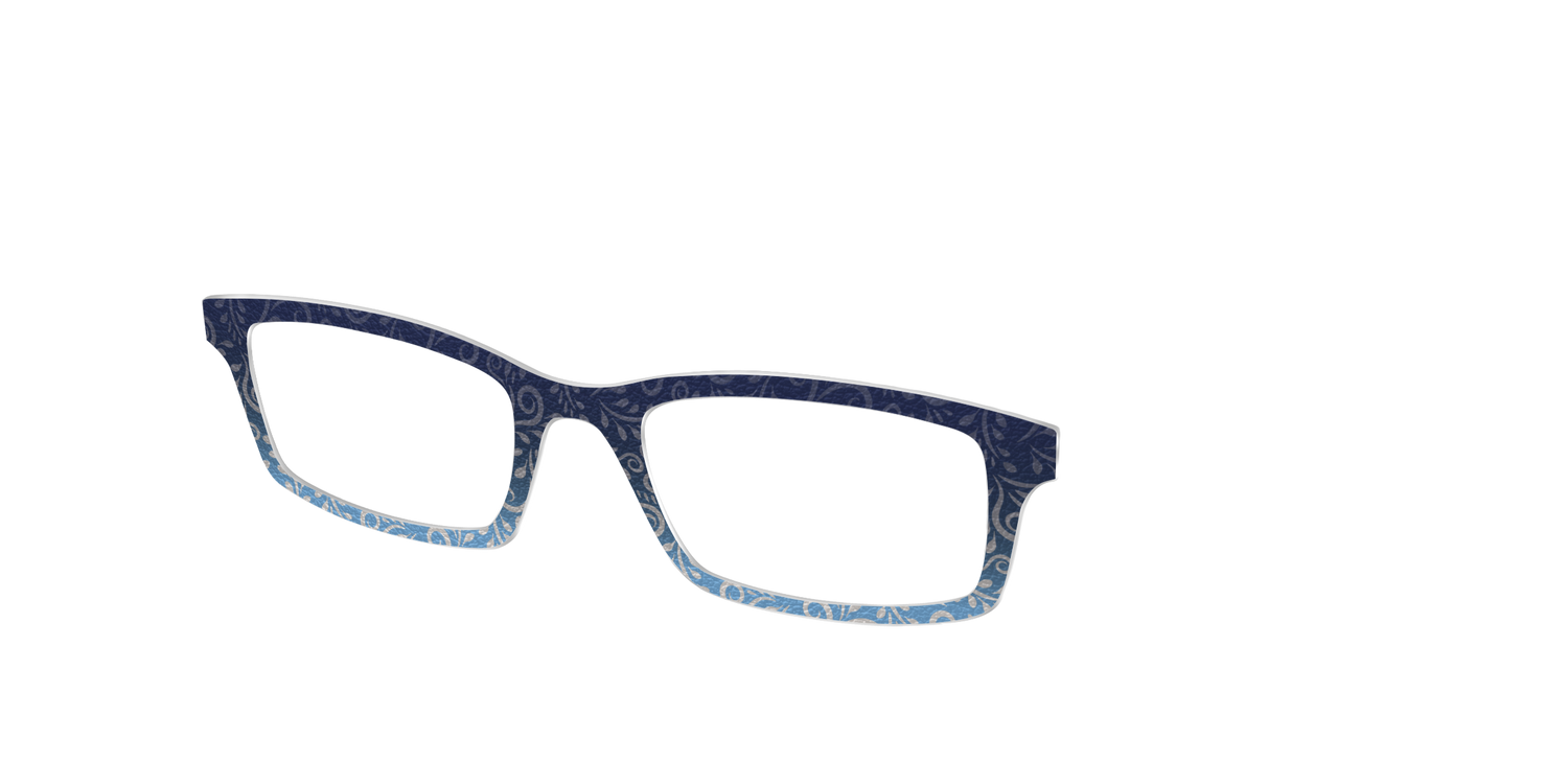 The Leather Leafwork - Angle Top Image - Pair Eyewear