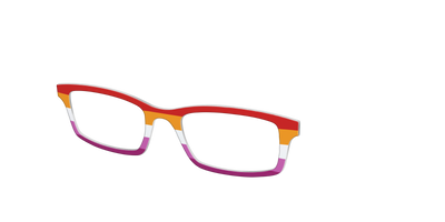 The Lesbian Flag - Angle Top Thumbnail - Pair Eyewear