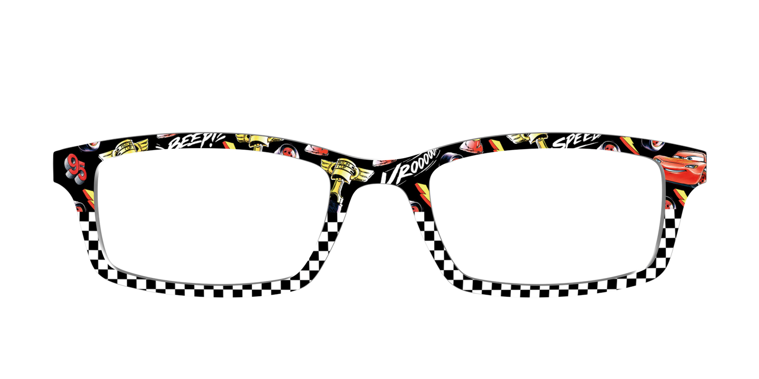 Lightning Mcqueen Speed Split - Front Top Image - Pair Eyewear