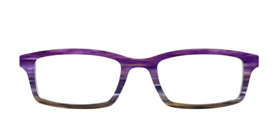 The Lilac Gradient Horn - Front Top Thumbnail - Pair Eyewear