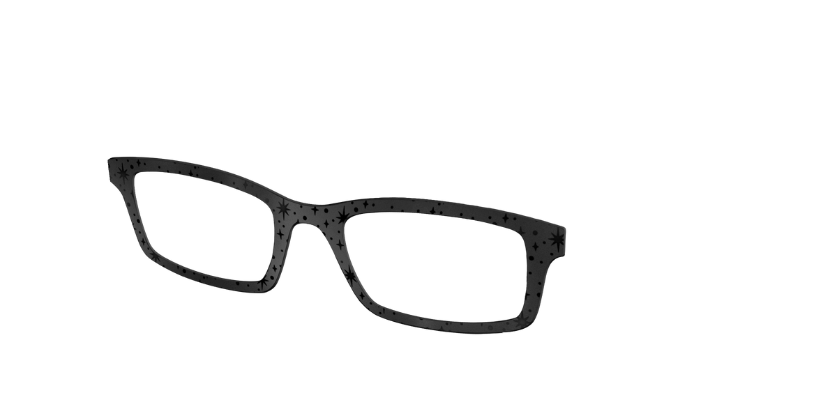The Matte Black Spell Bursts - Angle Top Image - Pair Eyewear