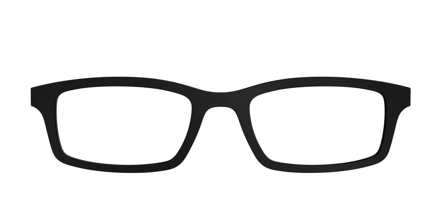 The Matte Black - Front Top Image - Pair Eyewear