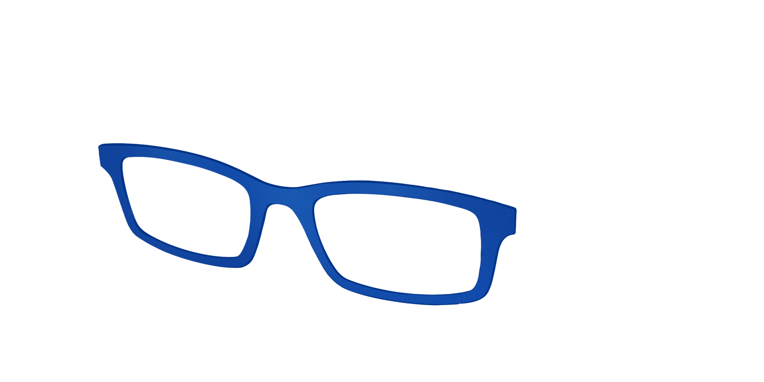 The Matte Indigo - Angle Top Image - Pair Eyewear