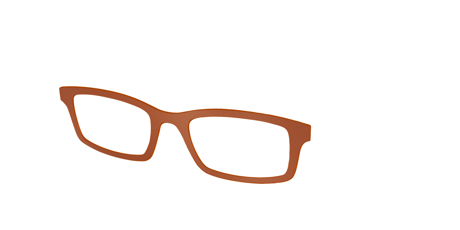 The Matte Sienna - Angle Top Image - Pair Eyewear