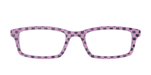 The Mauve Shimmer with Foil Cats - Pair Eyewear
