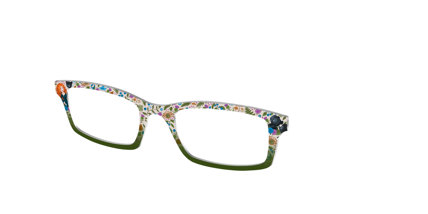 Merida's Brave and Bold Floral - Angle Top Image - Pair Eyewear