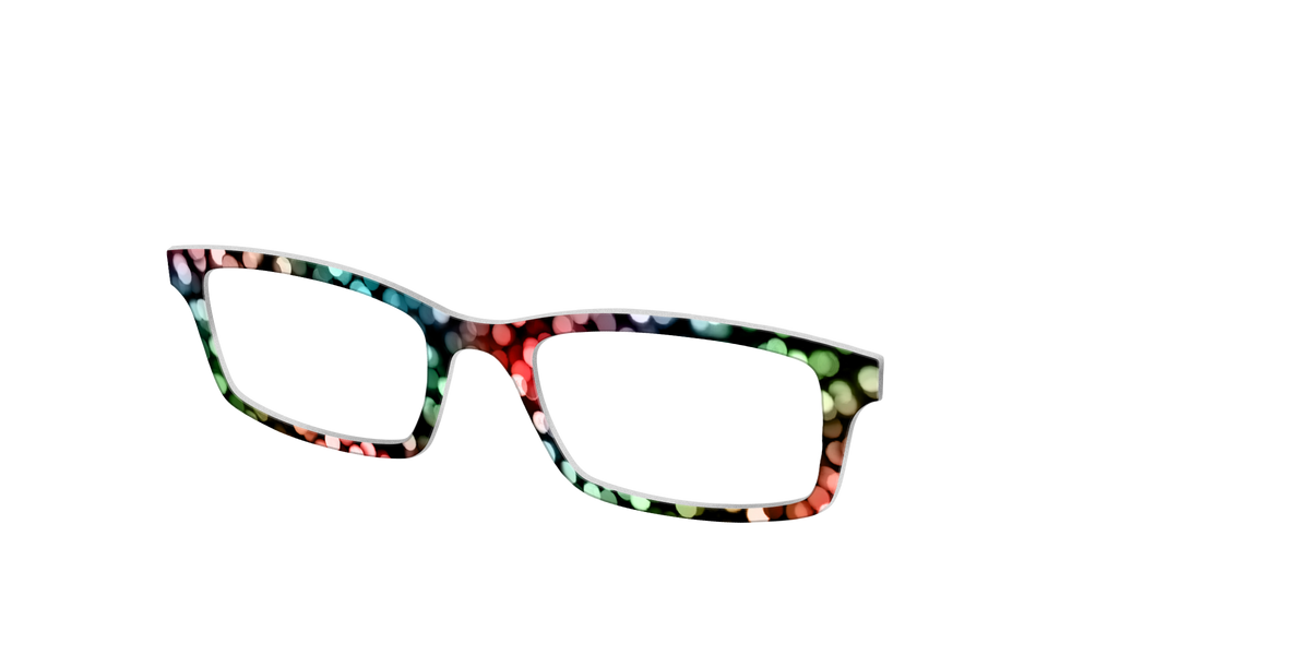 The Merry & Bright Bokeh - Angle Top Image - Pair Eyewear