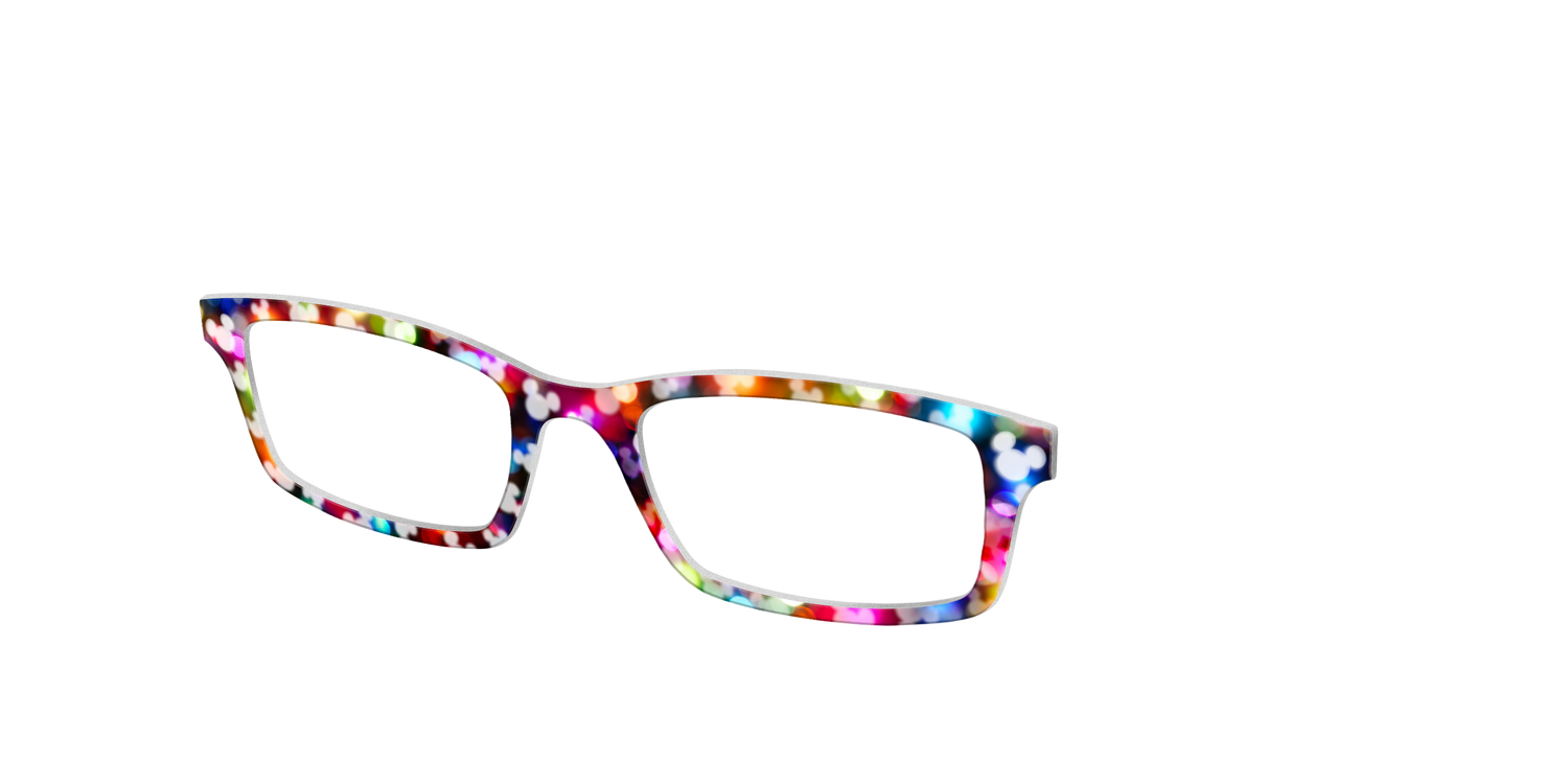The Mickey Bokeh - Angle Top Image - Pair Eyewear
