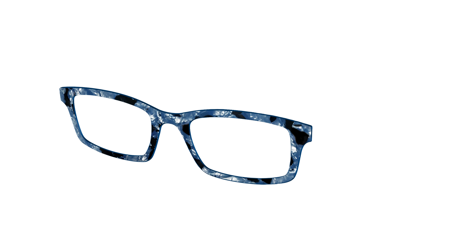 The Midnight Blue Pearl Tortoise - Angle Top Image - Pair Eyewear