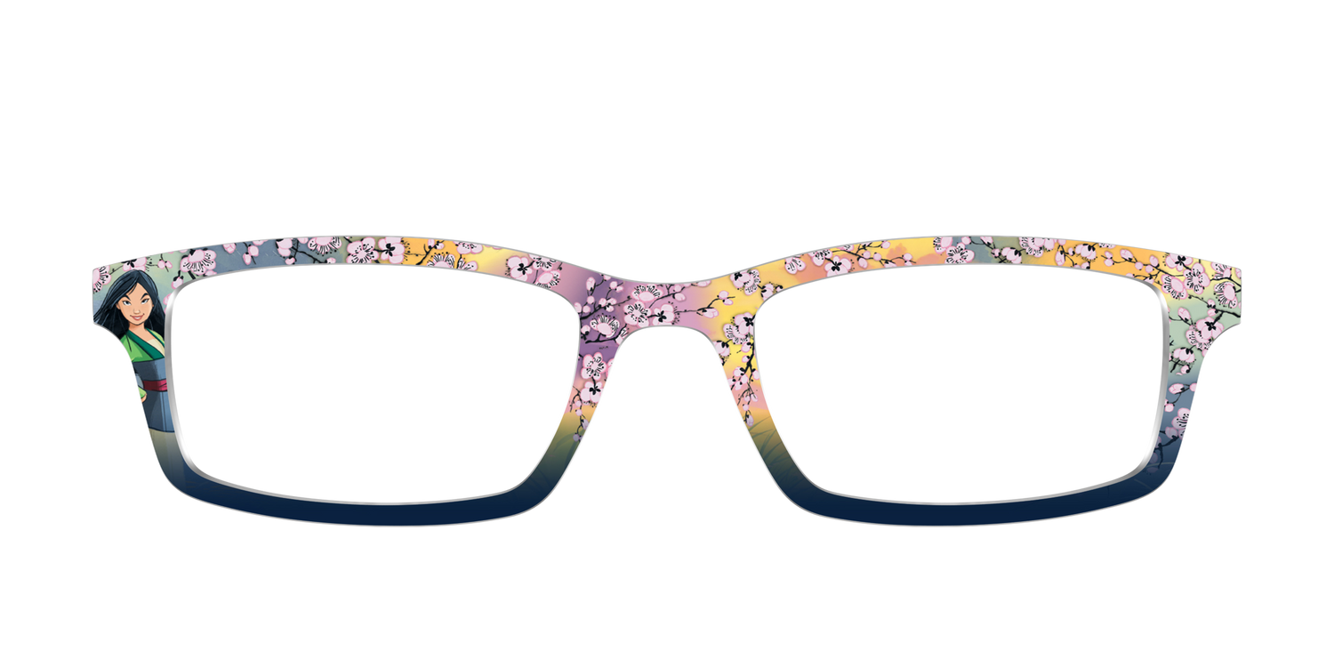 Mulan's Plum Blossoms - Front Top Image - Pair Eyewear