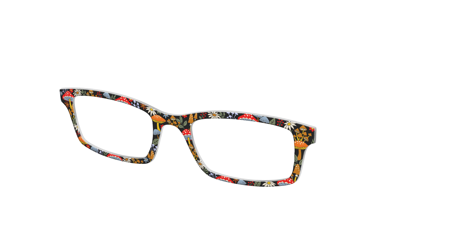The Mushroom Floral - Angle Top Image - Pair Eyewear