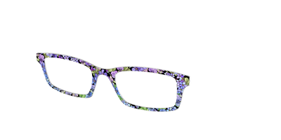 The Night-Blooming Stained Glass - Angle Top Thumbnail - Pair Eyewear