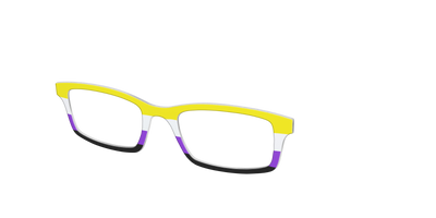 The Non-Binary Flag - Angle Top Thumbnail - Pair Eyewear