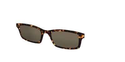 The Non-Polarized Tortoise Sun Top - Angle Top Thumbnail - Pair Eyewear