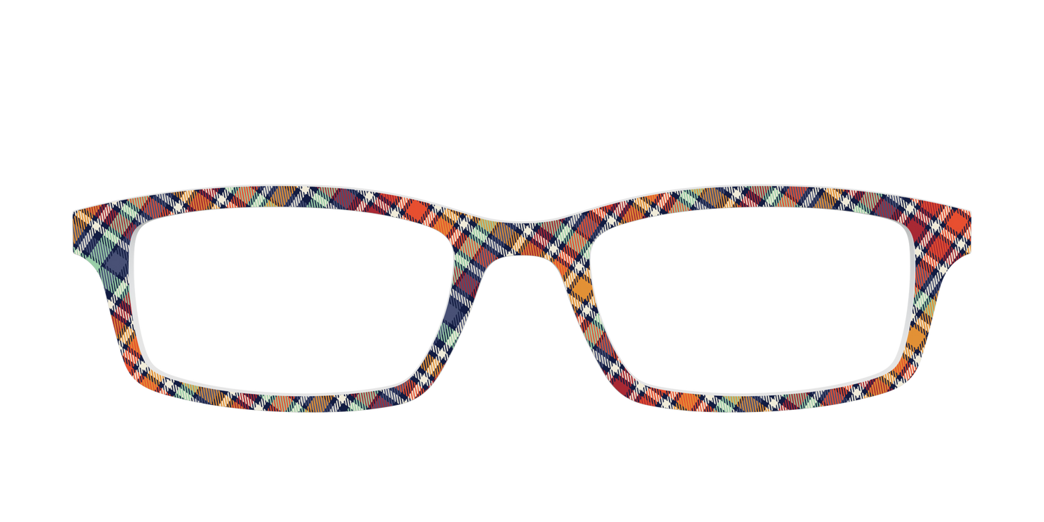 The Nordic Plaid - Front Top Image - Pair Eyewear