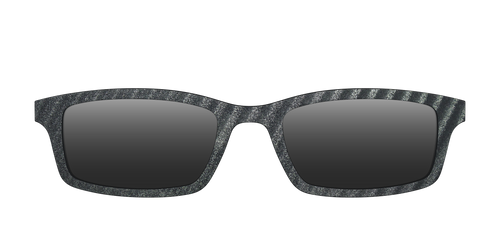 The Polarized Obsidian Stripe Sun Top - Pair Eyewear