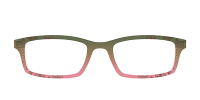 The Olive to Rose Trellis with Champagne Foil - Front Top Thumbnail - Pair Eyewear
