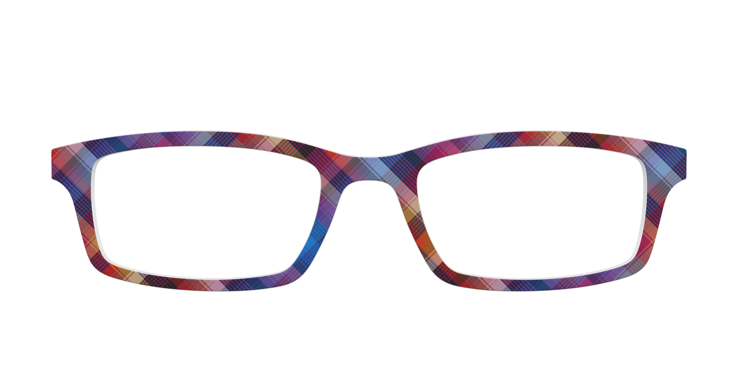 The Ombre Plaid - Front Top Image - Pair Eyewear