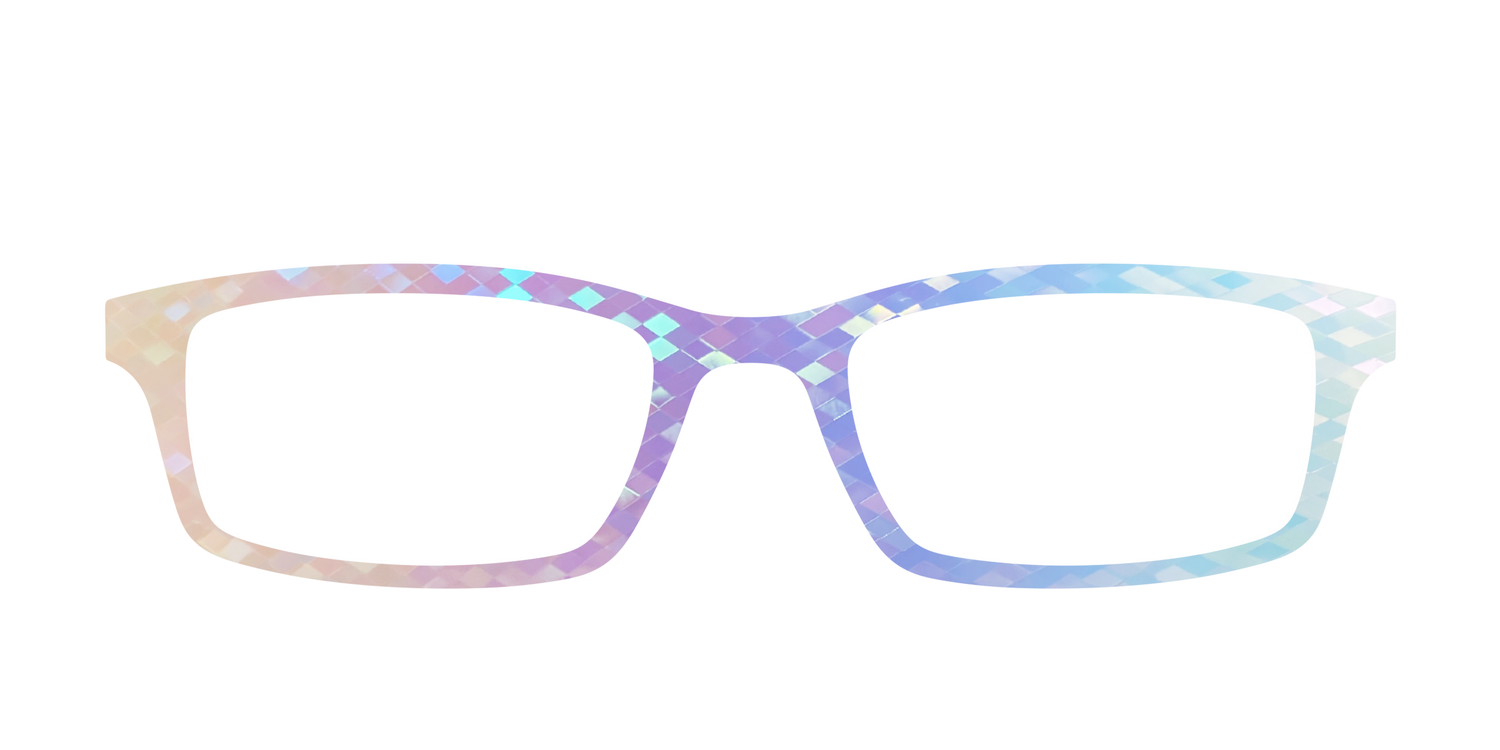 The Pastel Rainbow Prisms - Front Top Image - Pair Eyewear