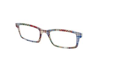 The Patchwork Plaid - Angle Top Thumbnail - Pair Eyewear
