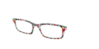 The Petal Plaid - Angle Top Thumbnail - Pair Eyewear