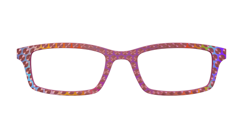 The Pink Holographic Spheres - Pair Eyewear