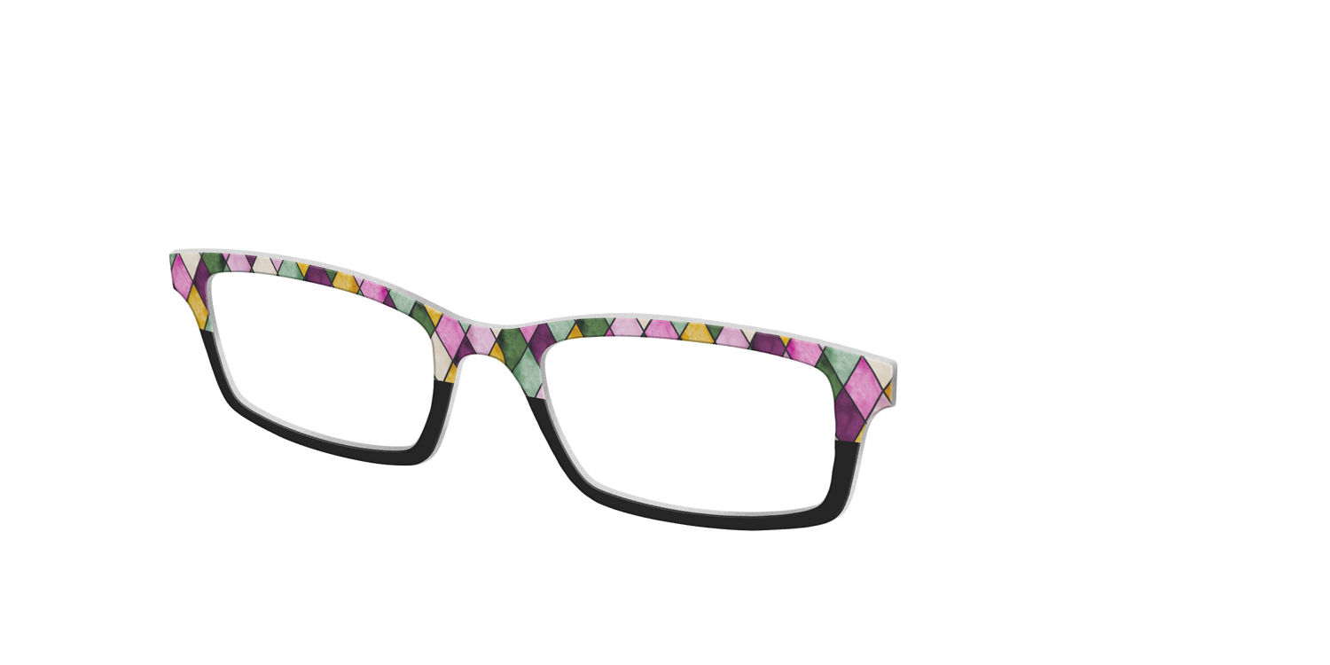 The Playful Harley Split - Angle Top Image - Pair Eyewear