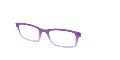 The Plum to Lilac Gradient Crystal - Angle Top Thumbnail - Pair Eyewear