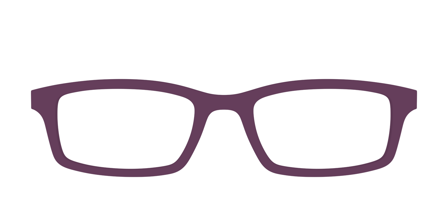 The Plum - Front Top Image - Pair Eyewear
