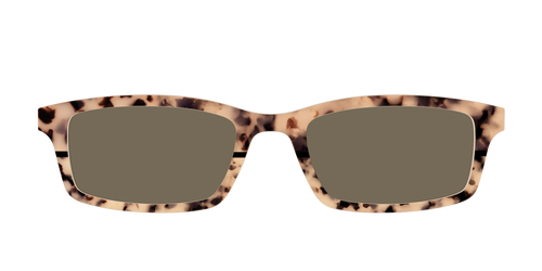 The Polarized Bisque Tortoise Split Sun Top - Pair Eyewear