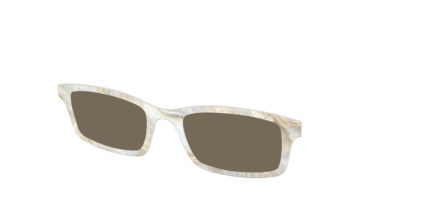 The Polarized Sandbar Pearl Sun Top - Angle Top Image - Pair Eyewear