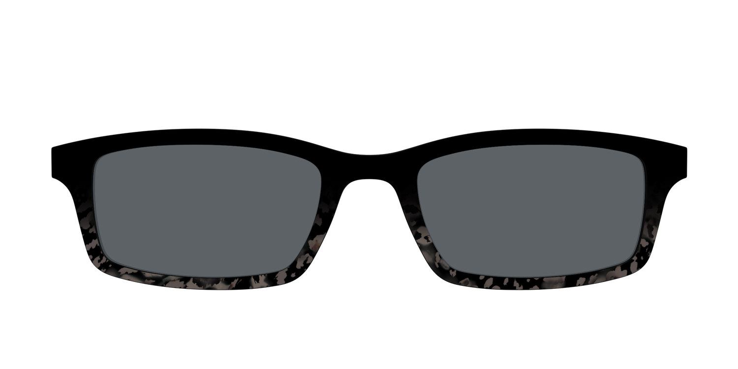 The Polarized Shaded Tortoise Sun Top - Front Top Image - Pair Eyewear