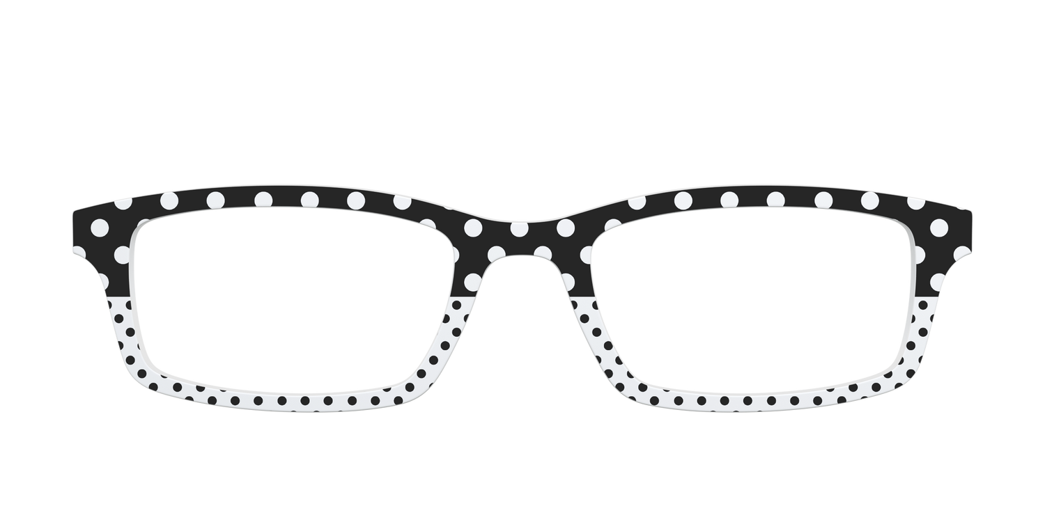 The Polka Dot Print Mix - Front Top Image - Pair Eyewear
