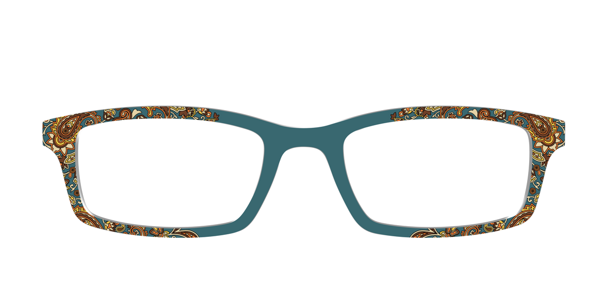 The Posh Paisley - Front Top Image - Pair Eyewear