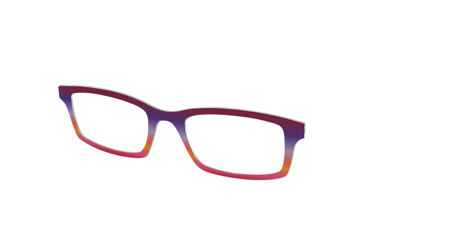 The Primary Gradient - Angle Top Image - Pair Eyewear