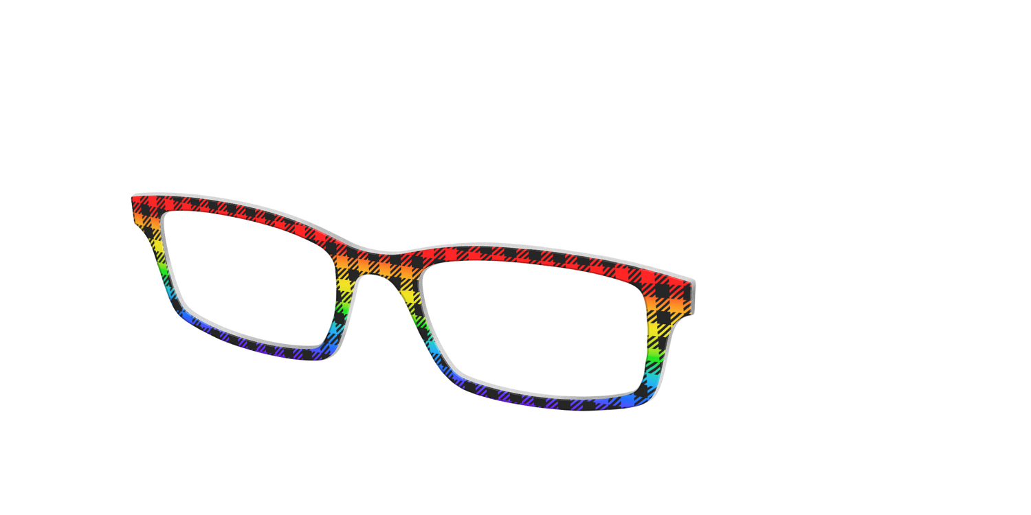 The Primary Plaid - Angle Top Image - Pair Eyewear