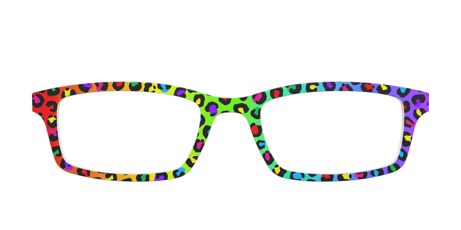 The Rainbow Cheetah - Front Top Image - Pair Eyewear