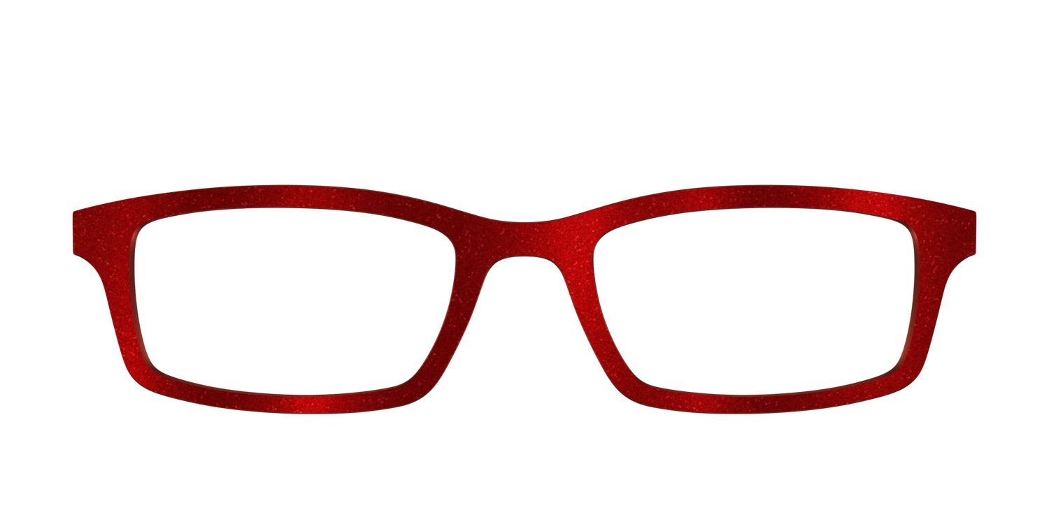 The Red Shimmer - Front Top Image - Pair Eyewear