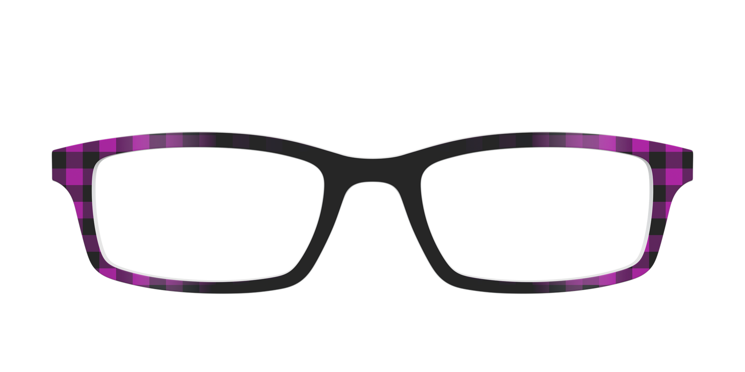 The Reimagined Plaid - Front Top Image - Pair Eyewear