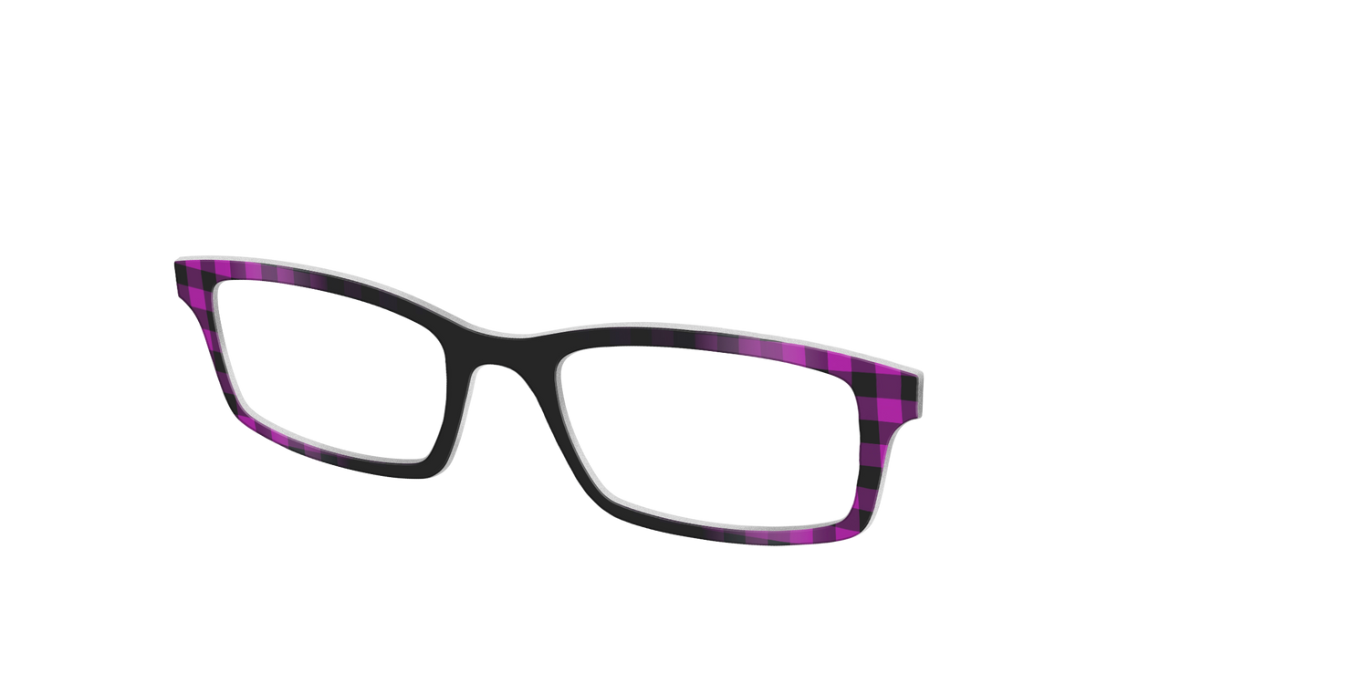 The Reimagined Plaid - Angle Top Image - Pair Eyewear