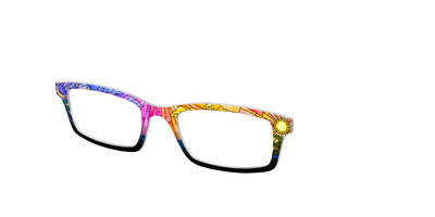 The Seaside Stained Glass - Angle Top Thumbnail - Pair Eyewear