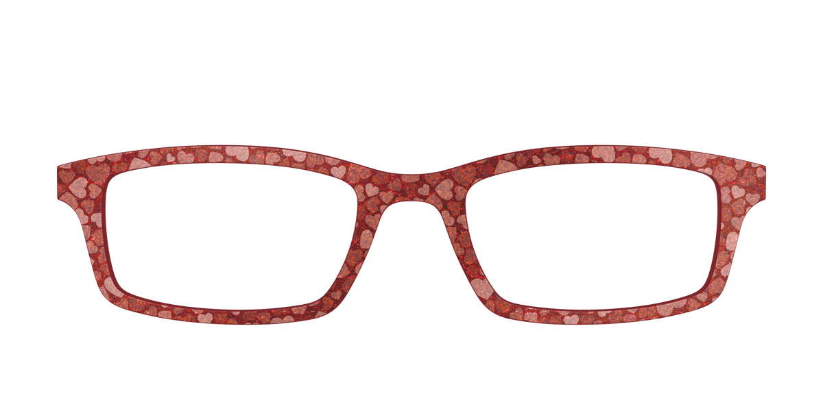 The Shimmering Hearts - Front Top Image - Pair Eyewear