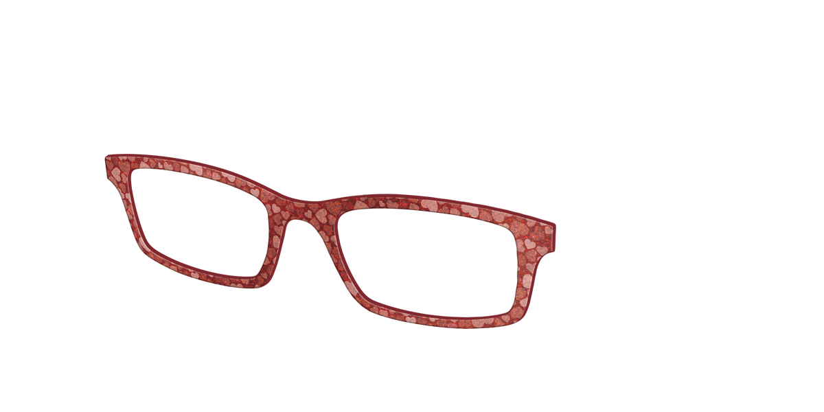 The Shimmering Hearts - Angle Top Image - Pair Eyewear