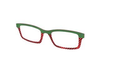 The Shimmer Strawberry - Angle Top Thumbnail - Pair Eyewear